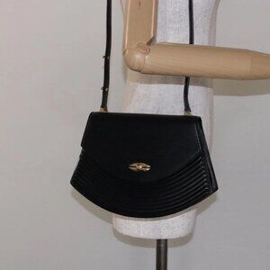 LOUIS VUITTON Epi Tilsitt Shoulder Bag Black M52482 LV Auth BA5230